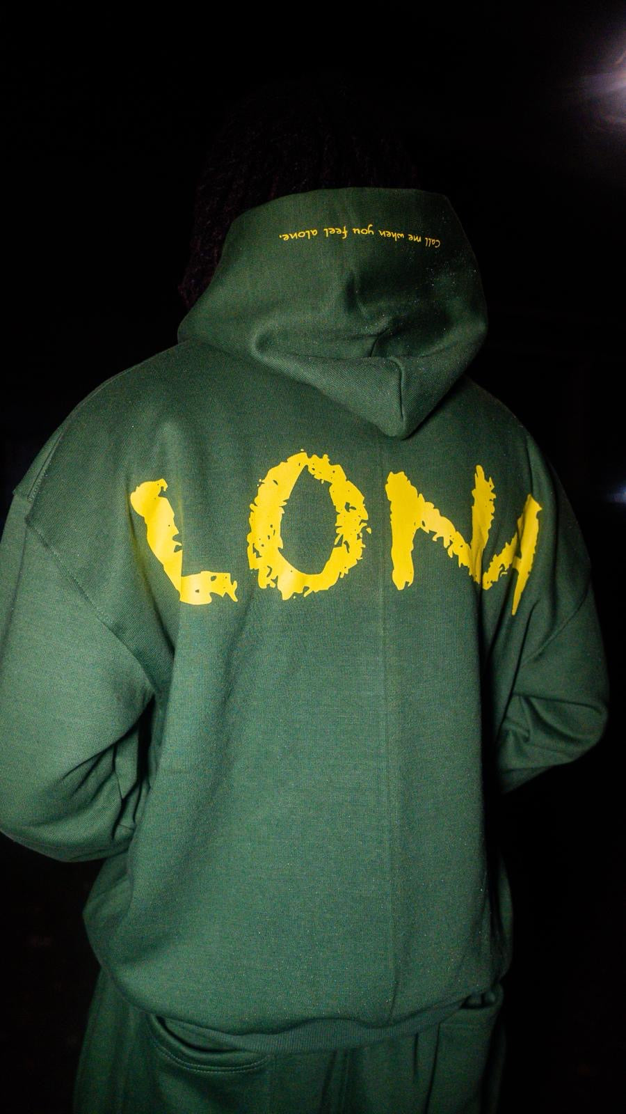GREEN 'TRACKY' HOODIE