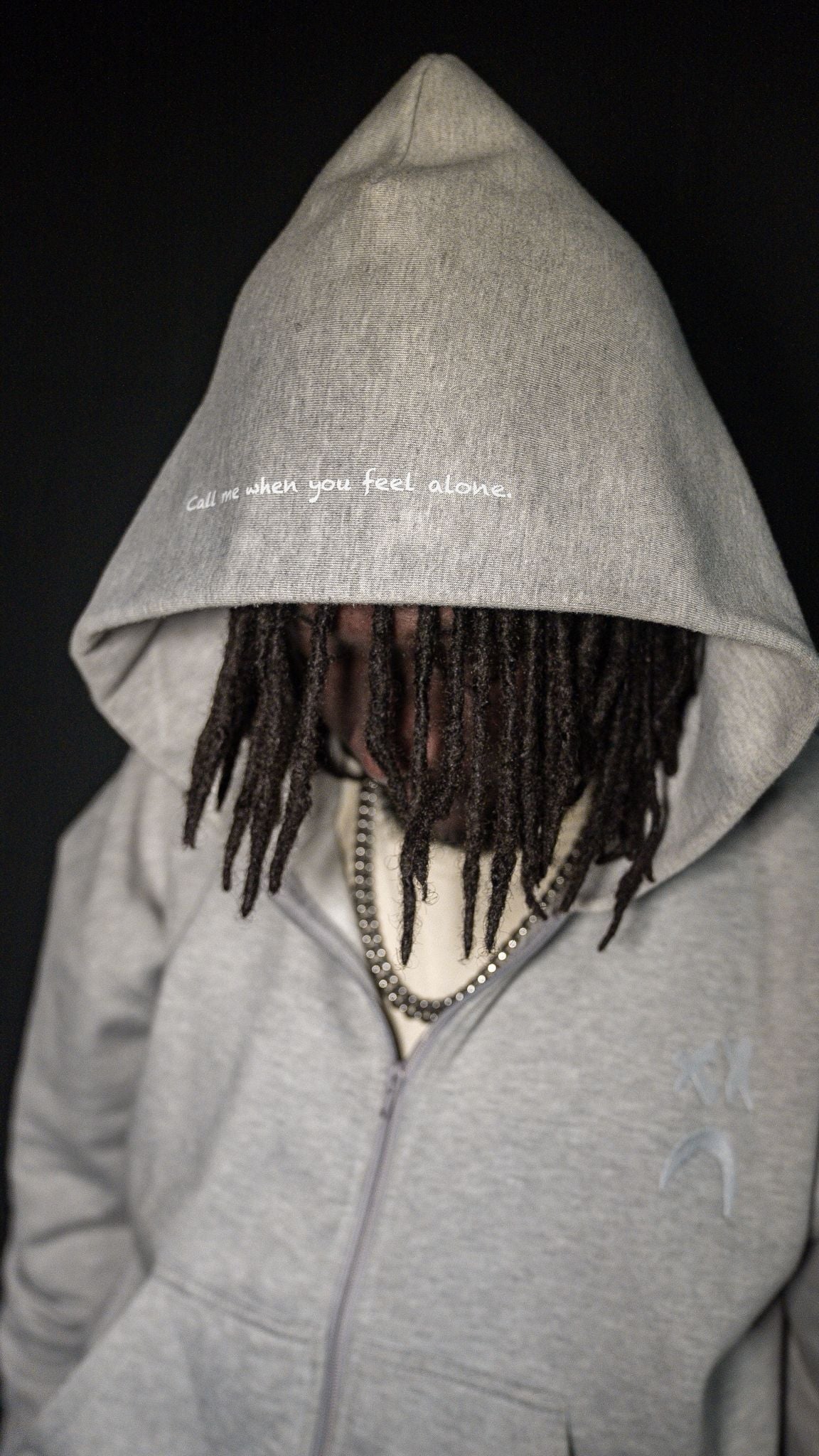 GREY 'TRACKY' HOODIE