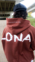 BROWN 'TRACKY' HOODIE
