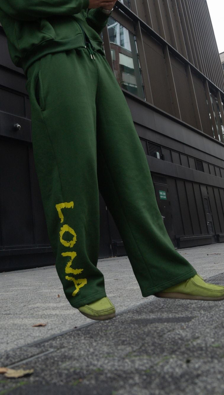 GREEN 'TRACKY' BOTTOMS
